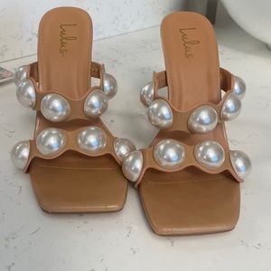 Lulus brand Pearl heels.